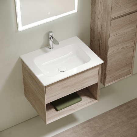 Тумба под раковину Sancos Marmi 1.0 MR1.060EG 60х40 подвесная цвет коричневый